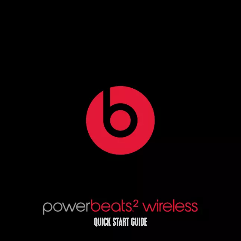 Page n°1 - Manuel utilisateur Beats Powerbeats2 Wireless
