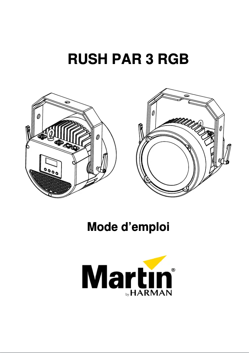 Image de la première page du manuel de l'appareil RUSH PAR 3 RGB
