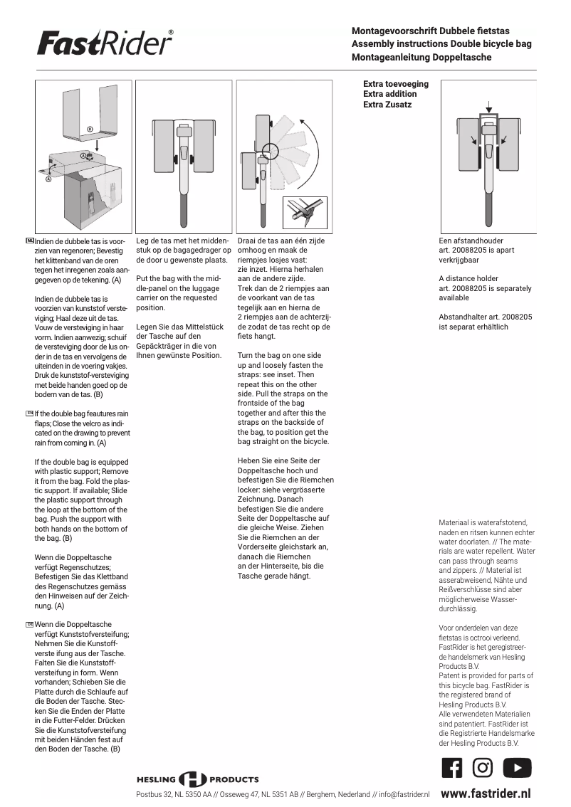 Page n°1 - Manuel utilisateur FastRider LED Hybride 92