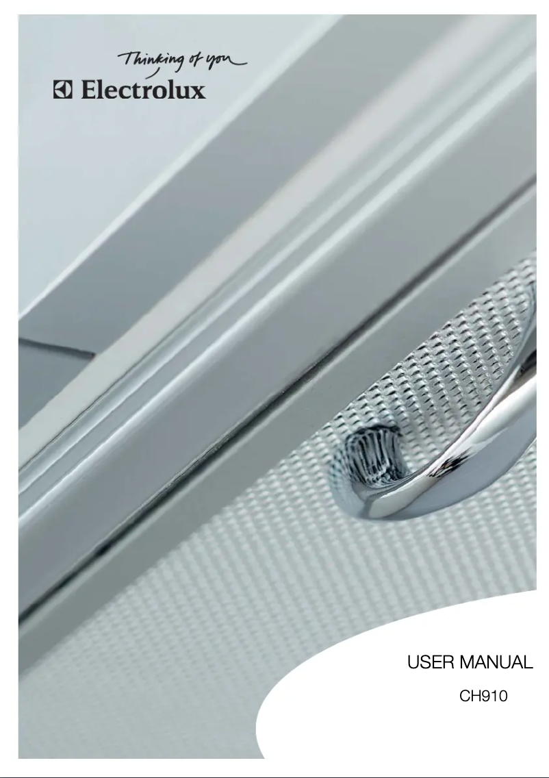 Page n°1 - Manuel utilisateur Electrolux EFC 7540
