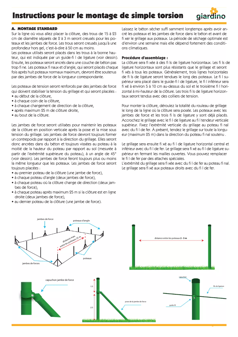 Page n°1 - Manuel utilisateur Giardino 1950014