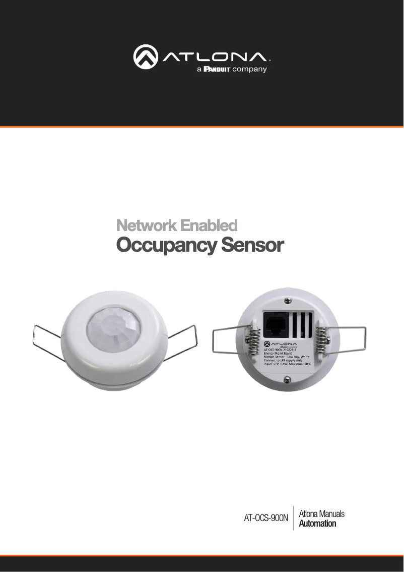 Page 1 de la notice Manuel utilisateur Atlona AT-OCS-900N