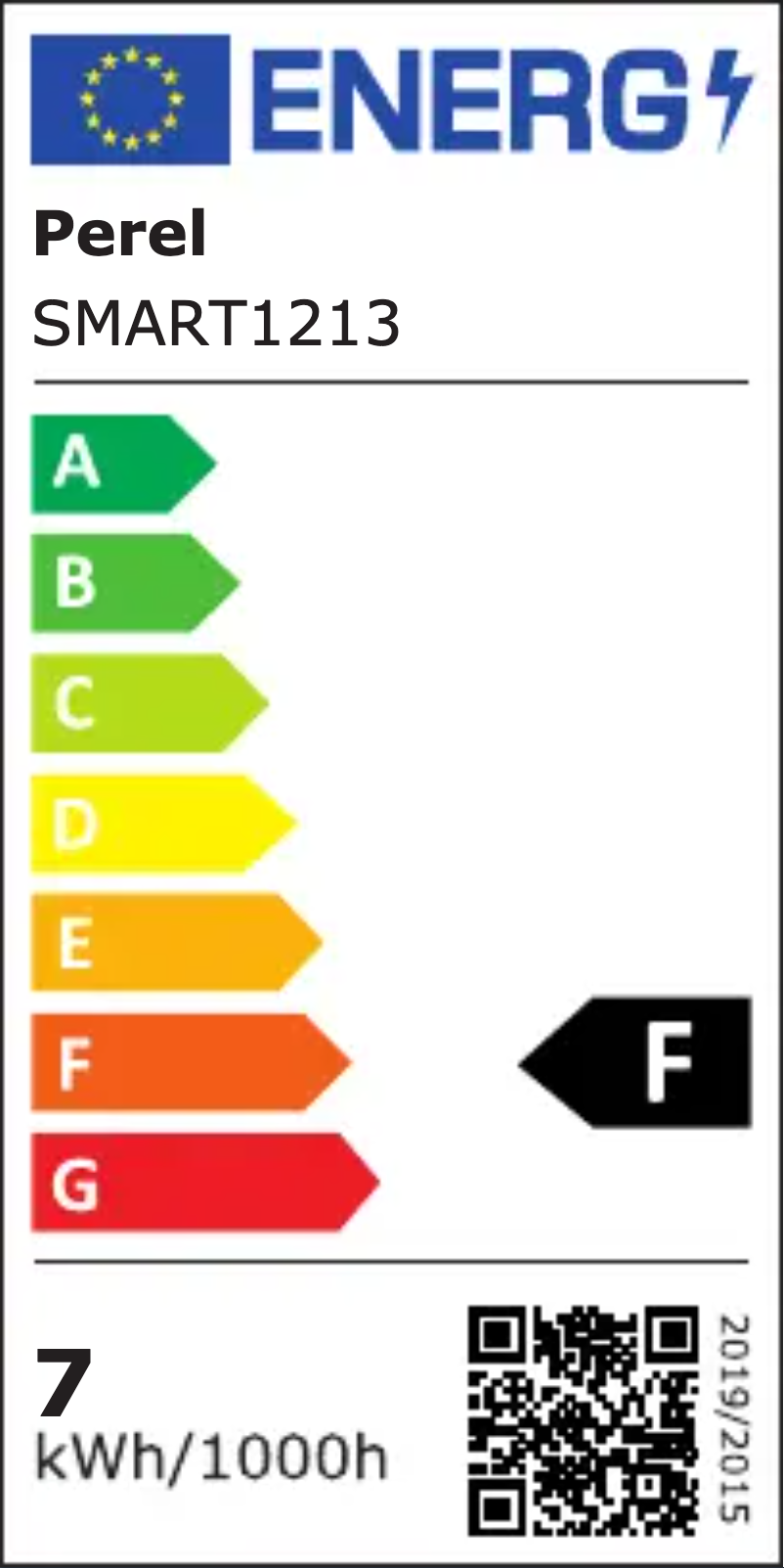 Page n°1 - Label énergétique Perel SMART1213