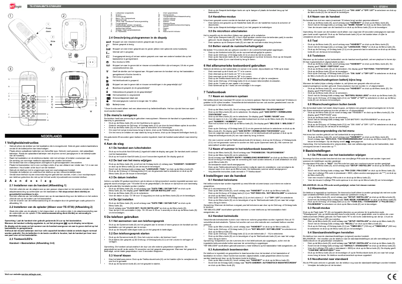 Página 1 del manual Manual de usuario MT Logic TE-5748ALBW