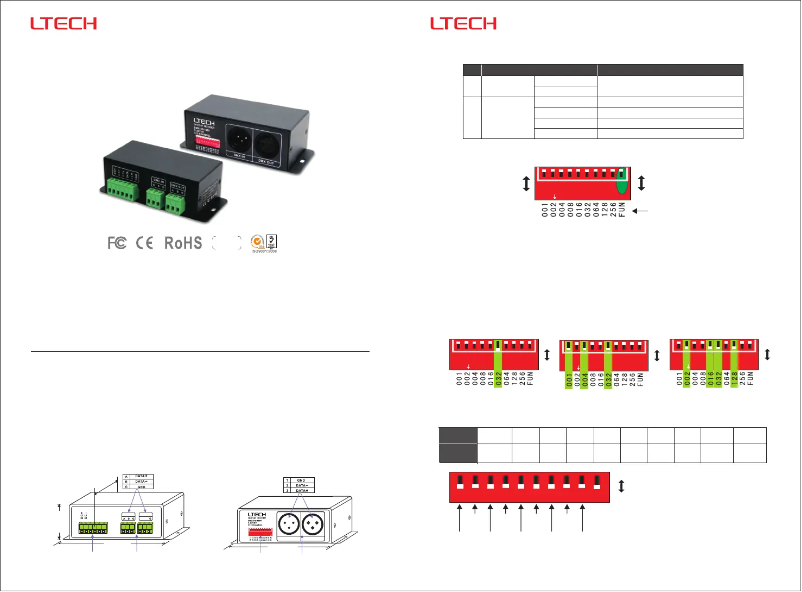 Page 1 de la notice Manuel utilisateur Ltech CHLSC27