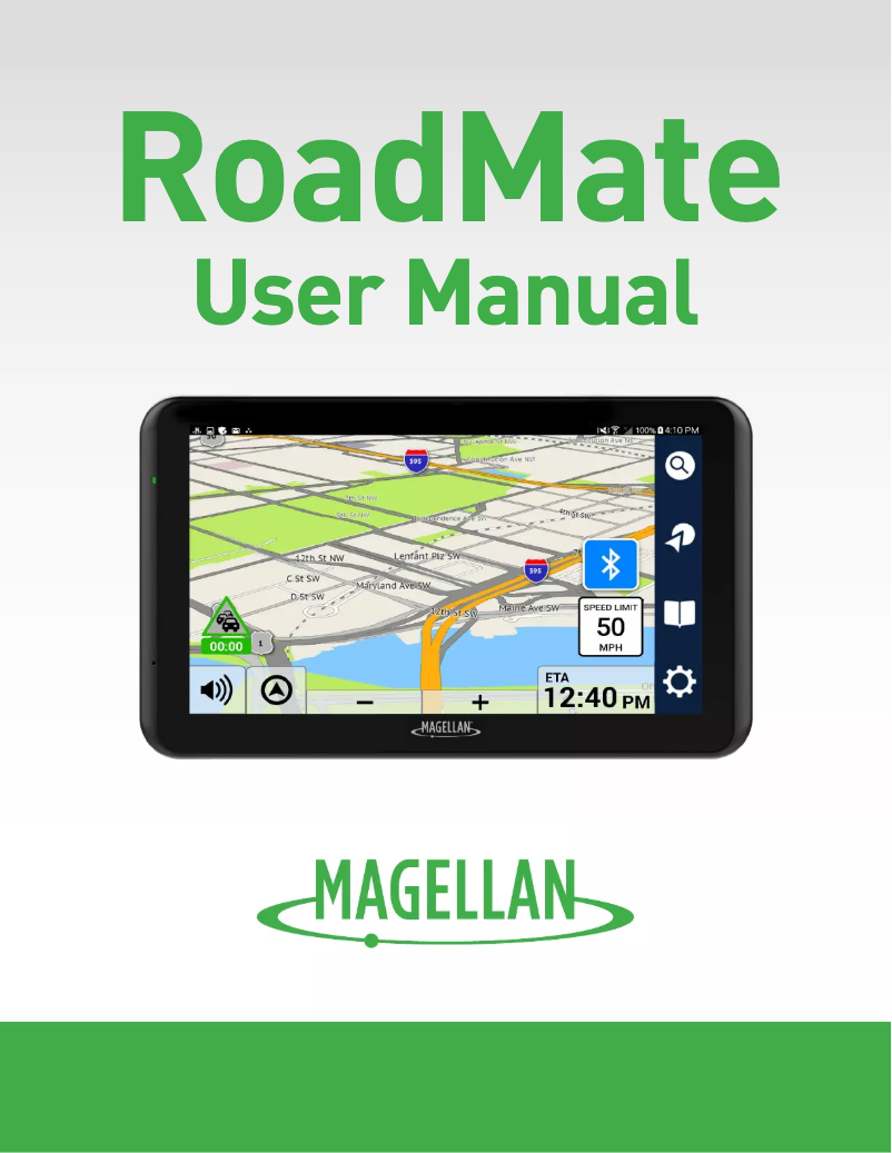 Page n°1 - Manuel utilisateur Magellan RoadMate 7722-LM