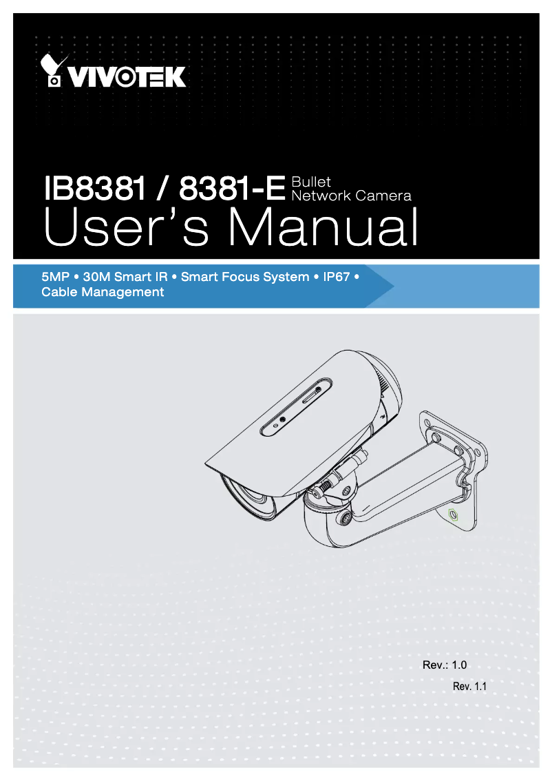 Image de la première page du manuel de l'appareil IB8381-E