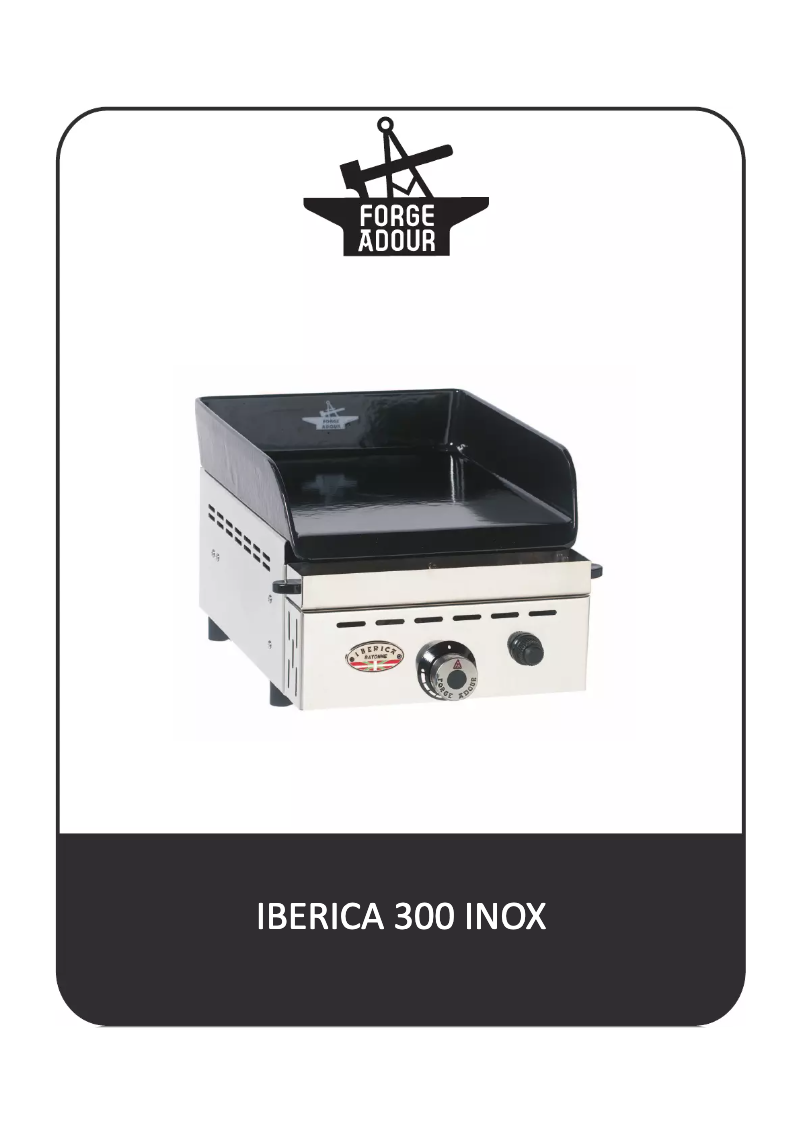 Page n°1 - Manuel utilisateur Forge Adour Iberica 300