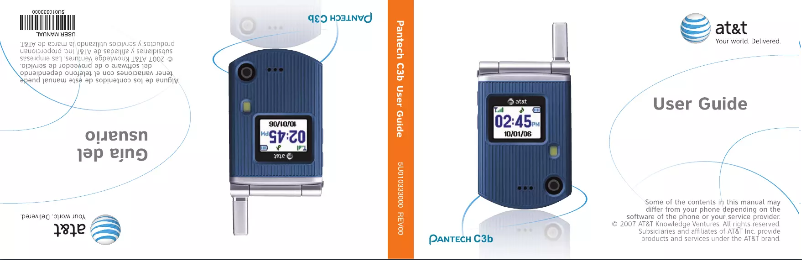 Page n°1 - Manuel utilisateur Pantech C3b