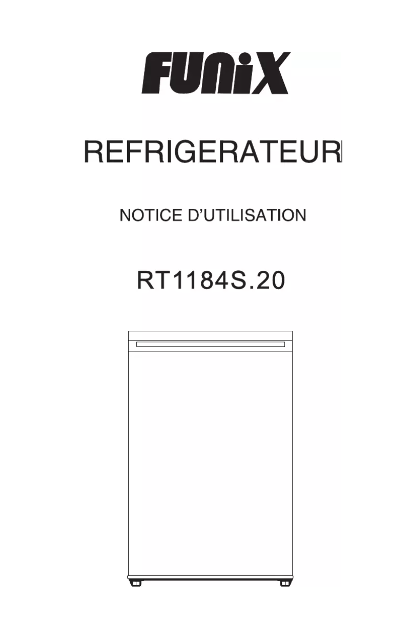 Página 1 del manual Manual de usuario Funix RT1184S.20