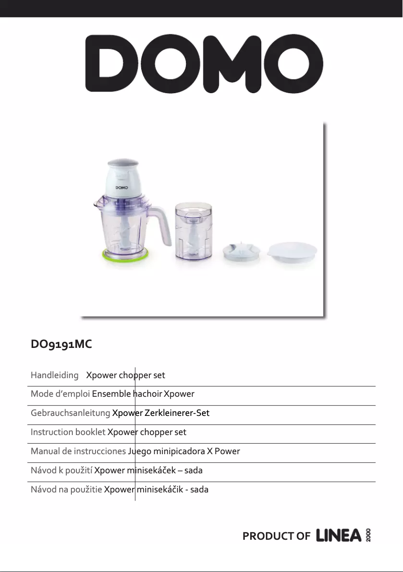 Page n°1 - Manuel utilisateur Domo DO9191MC