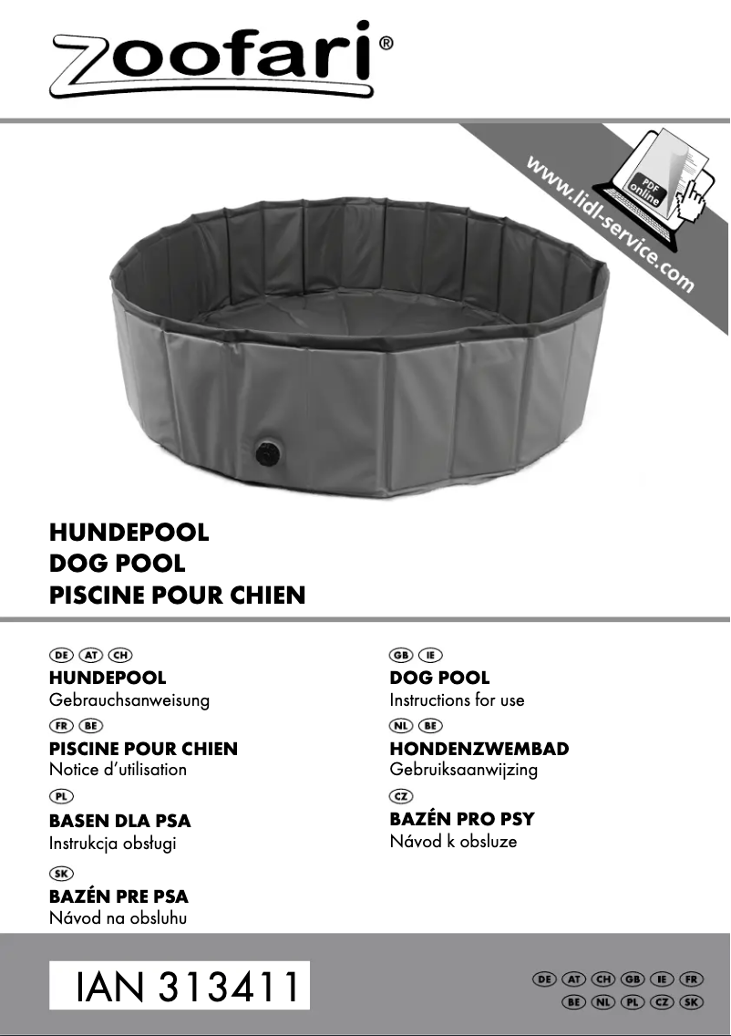 Page 1 de la notice Manuel utilisateur Zoofari IAN 313411
