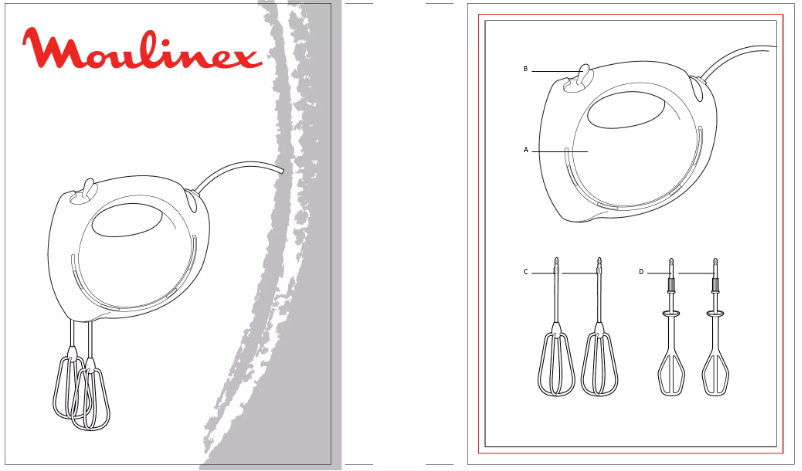 Page 1 de la notice Manuel utilisateur Moulinex Easy Max Compact A BM1