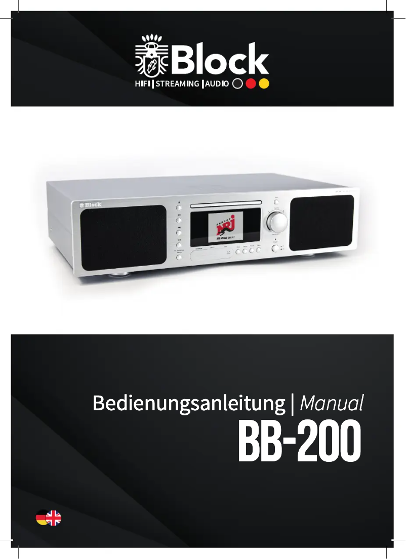 Image de la première page du manuel de l'appareil BB-200