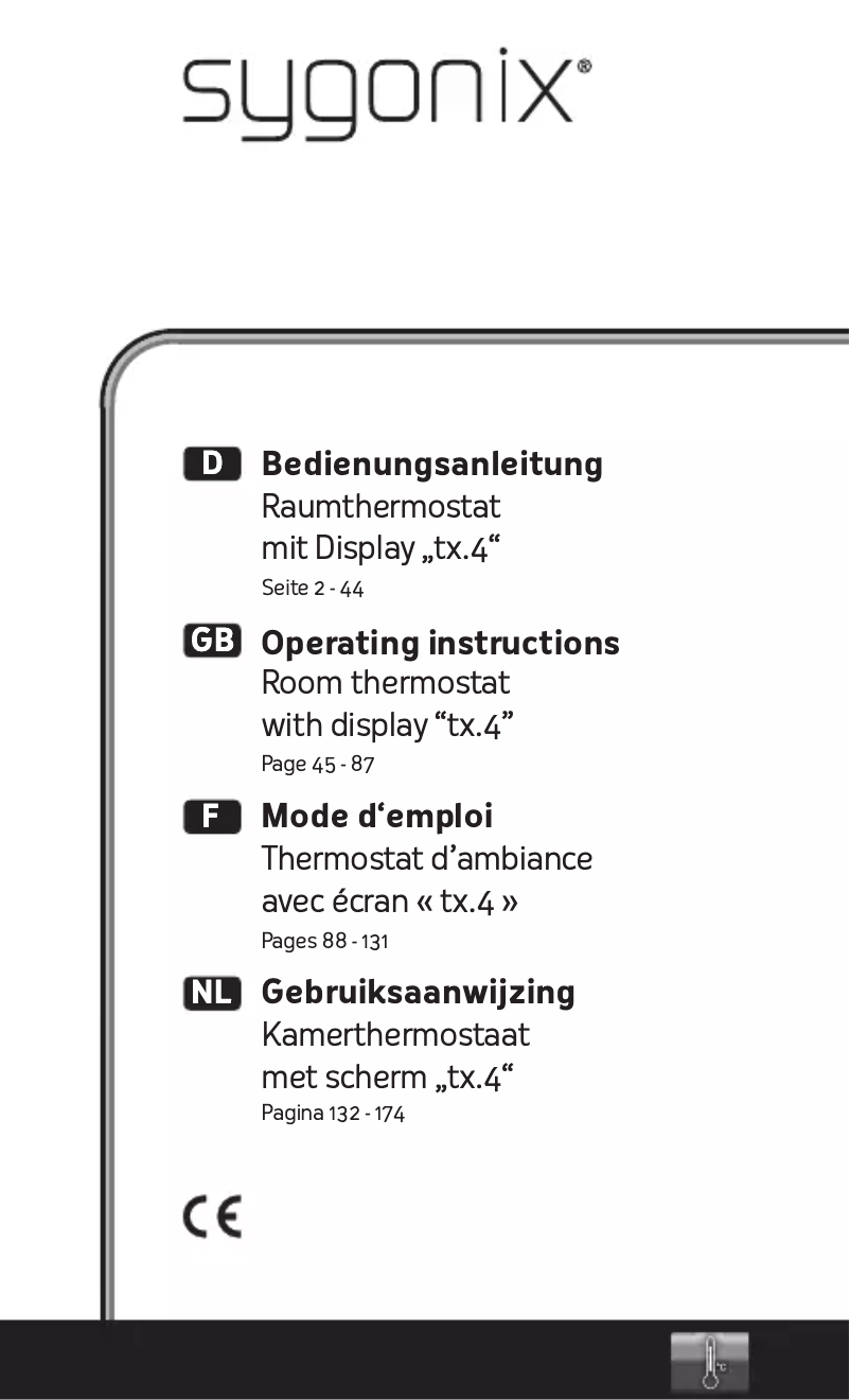 Image de la première page du manuel de l'appareil tx.4