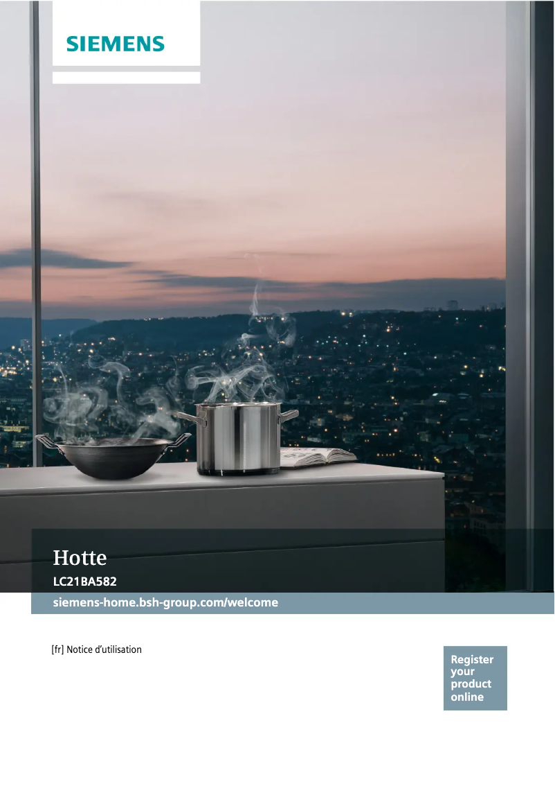 Image de la première page du manuel de l'appareil LC21BA582