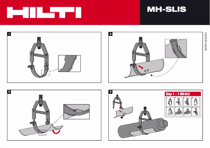 Página 1 del manual Manual de usuario Hilti MH-SLIS