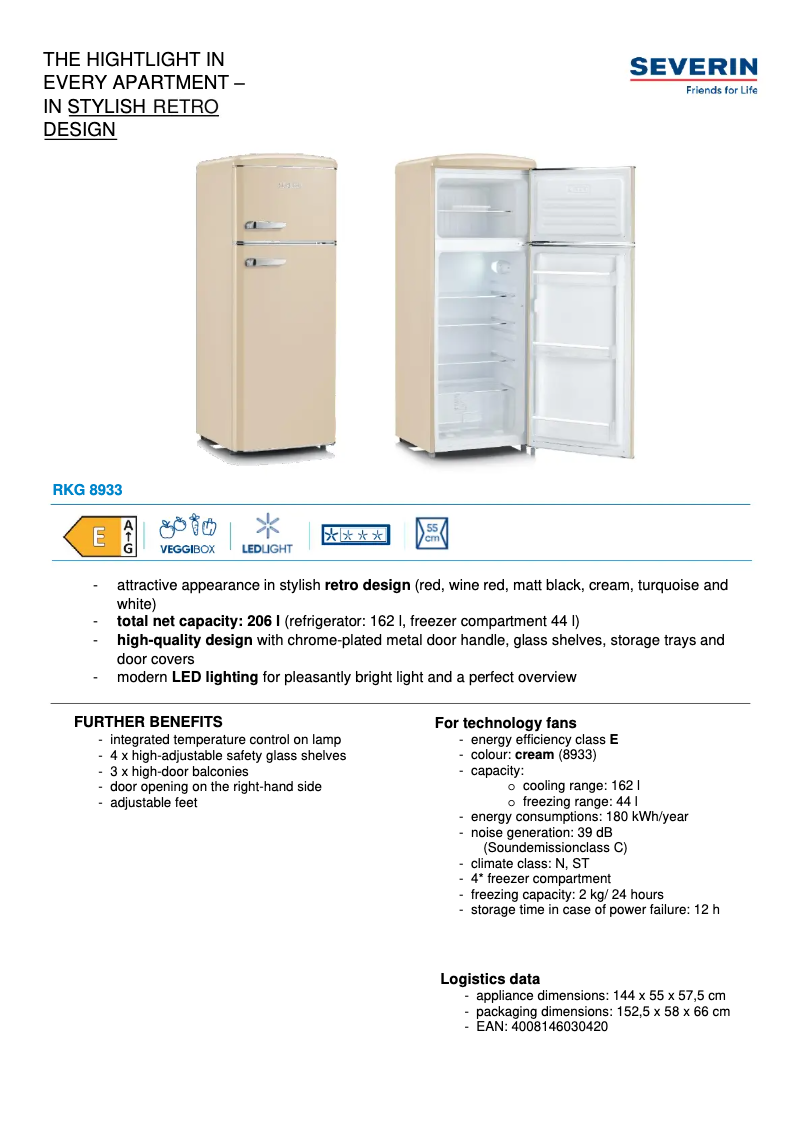 Image de la première page du manuel de l'appareil RKG 8933