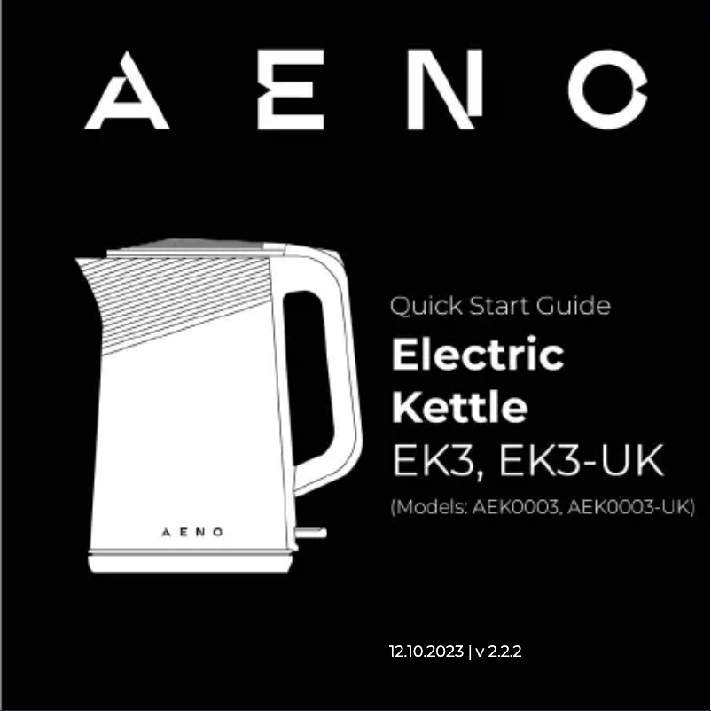 Page n°1 - Guide de démarrage rapide AENO EK3