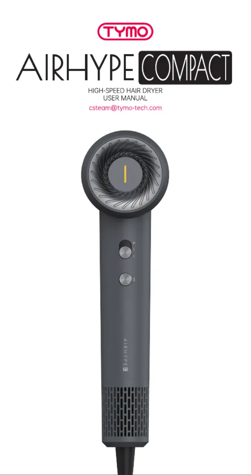 Imagen de la primera página del manual del dispositivo AirHype Compact