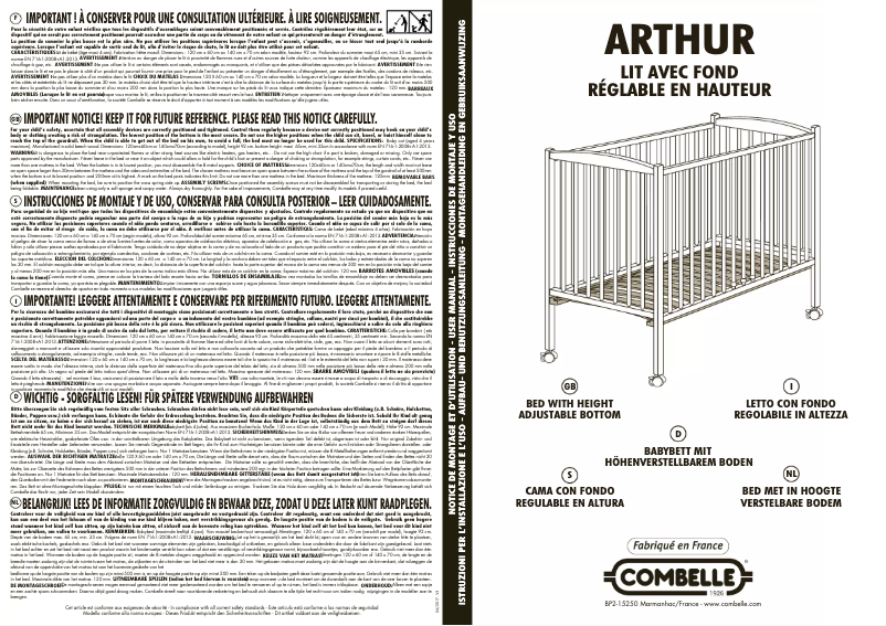 Page n°1 - Manuel utilisateur Combelle Arthur