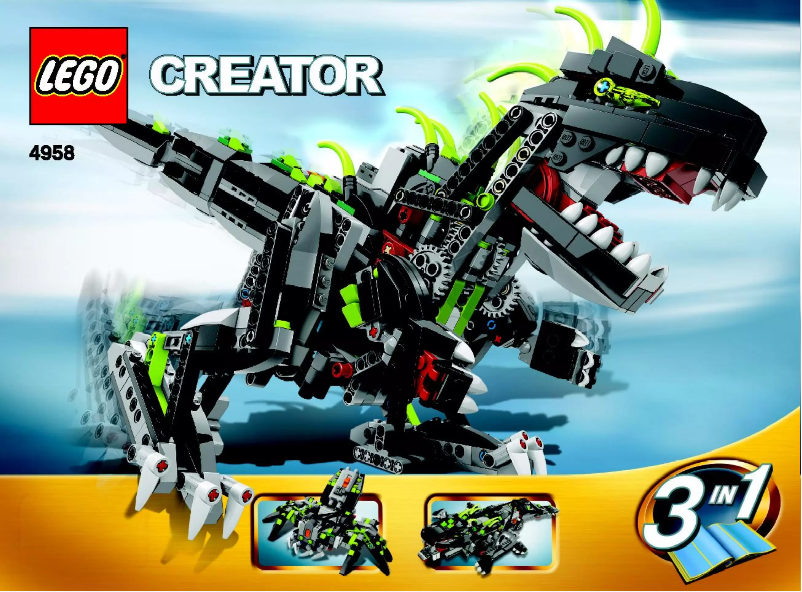 Page n°1 - Manuel utilisateur Lego Creator 4958