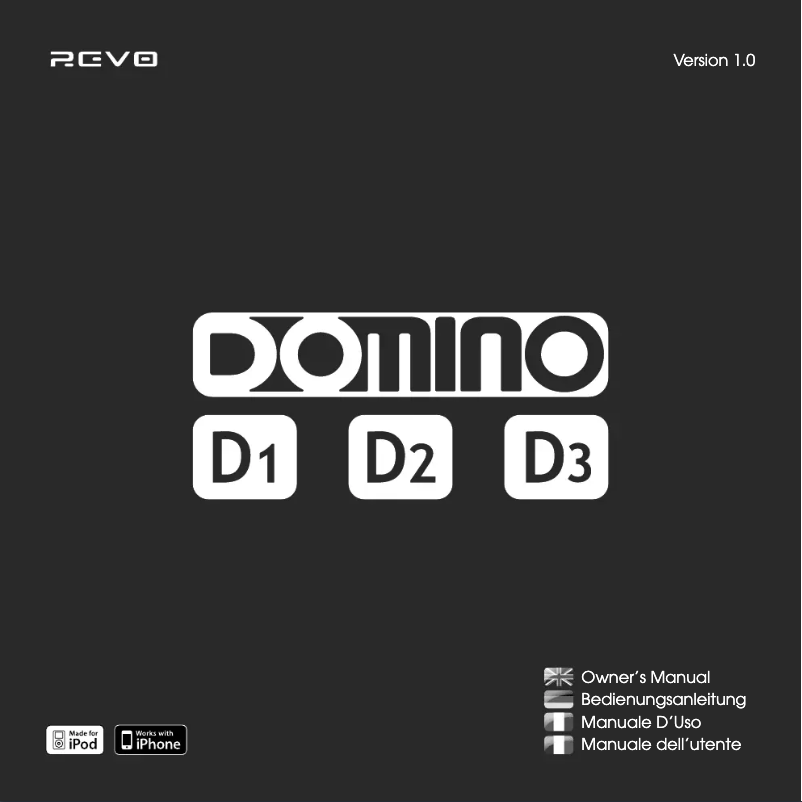 Image de la première page du manuel de l'appareil Domino