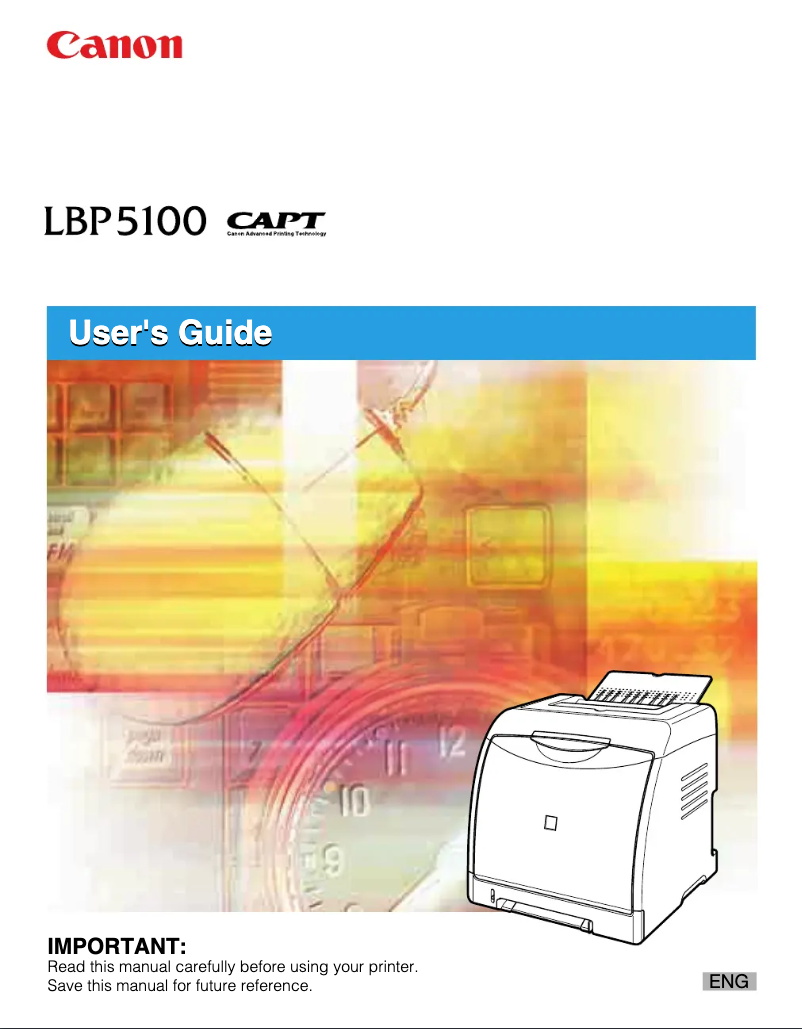 Page n°1 - Manuel utilisateur Canon i-SENSYS LBP5100