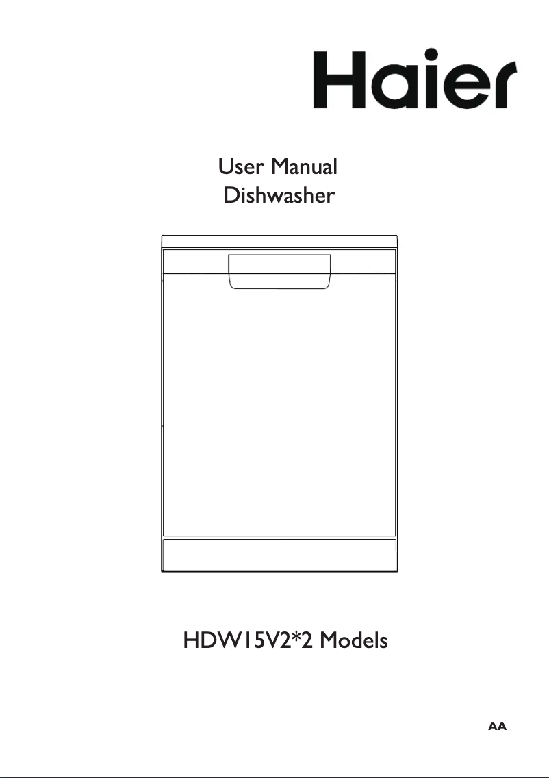 Page 1 de la notice Manuel utilisateur Haier HDW15V2W2