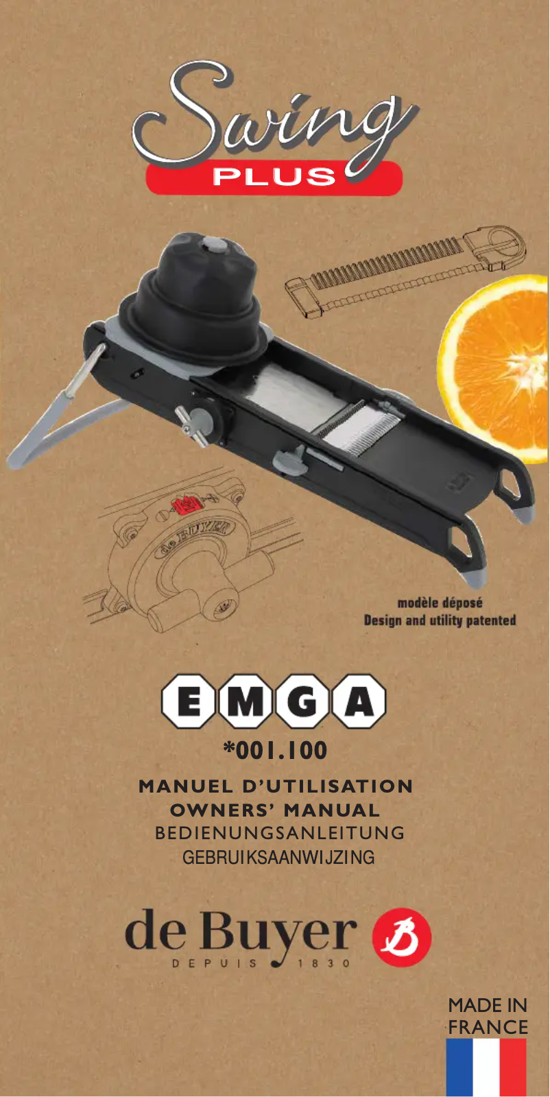 Page n°1 - Manuel utilisateur de Buyer Swing Plus 001100