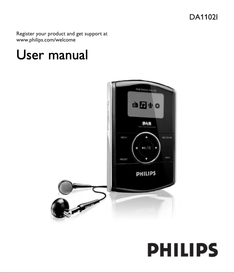 Page n°1 - Mode d'emploi Philips DA1102
