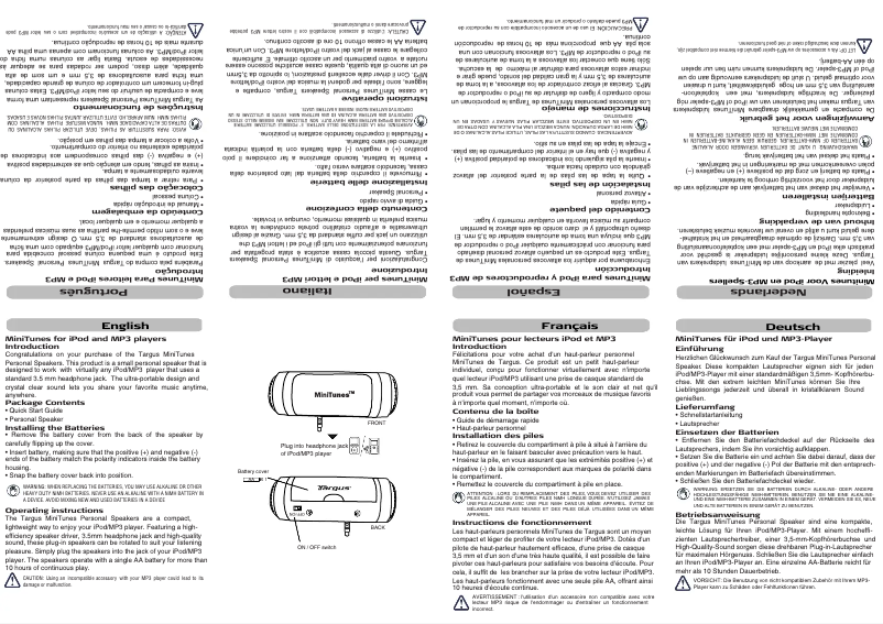 Image de la première page du manuel de l'appareil AEM04EU