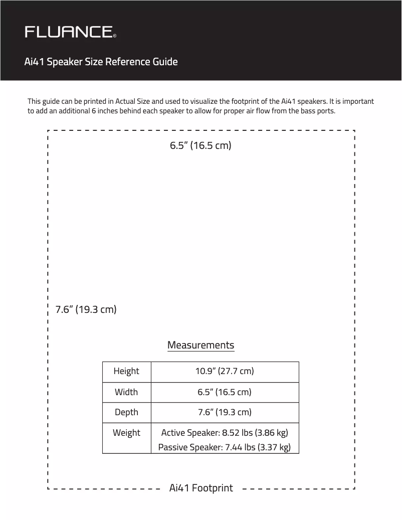 Page n°1 - Manuel utilisateur Fluance RT81