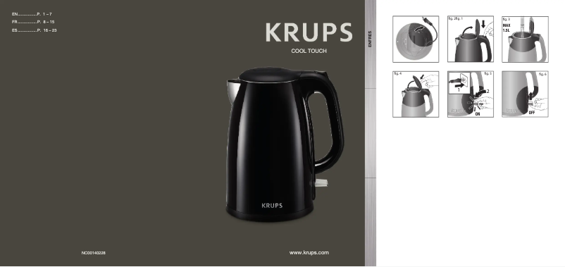 Page n°1 - Manuel utilisateur Krups Cool Touch BW2608