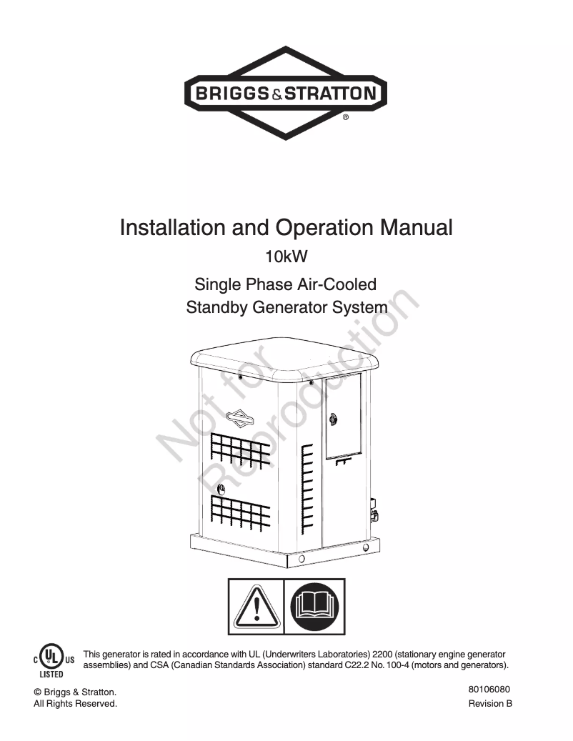 Image de la première page du manuel de l'appareil Power Protect 10kW