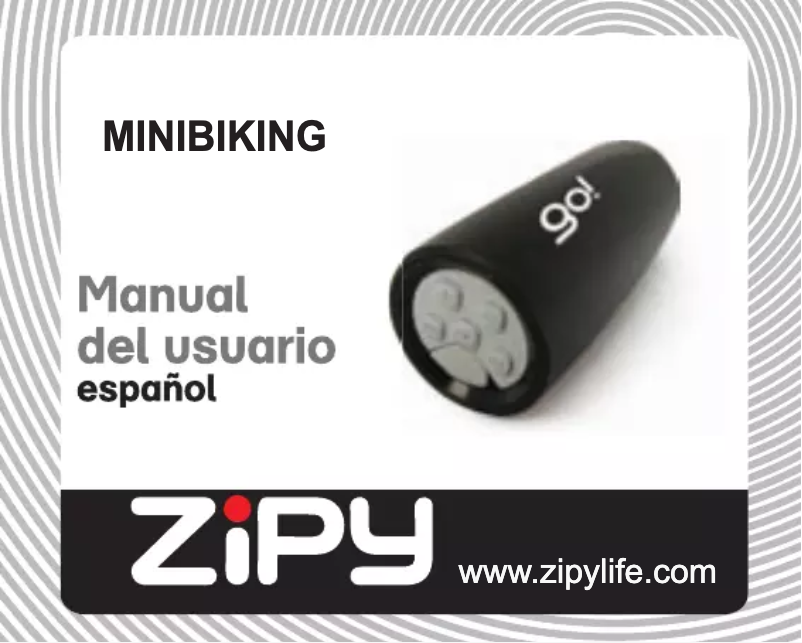 Page 1 de la notice Manuel utilisateur Zipy GO Minibiking