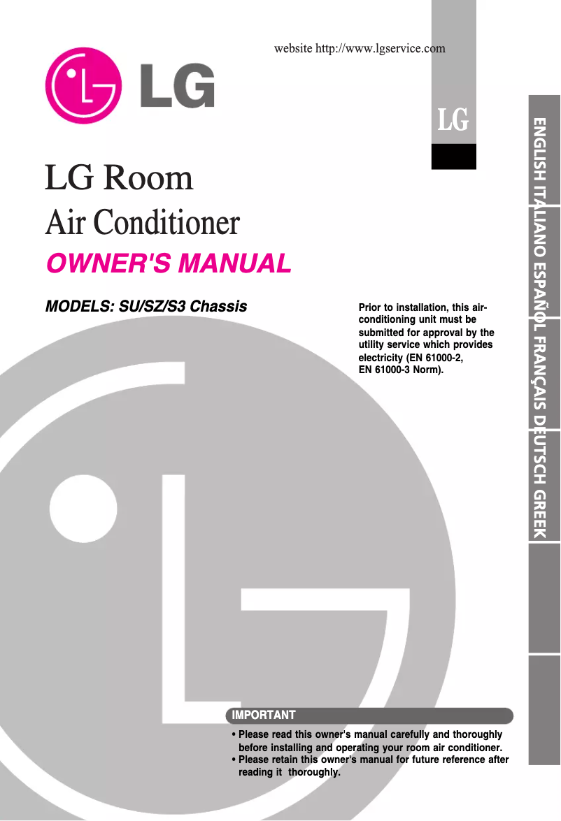 Página 1 del manual Manual de usuario LG C18AHR