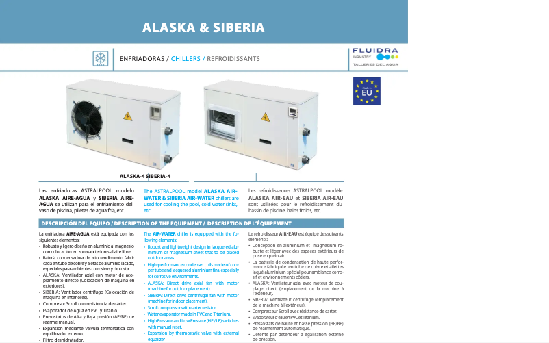 Image de la première page du manuel de l'appareil Siberia
