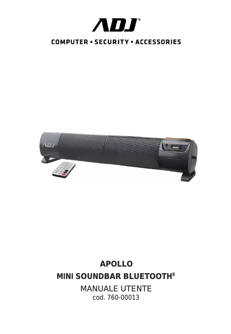 Page 1 de la notice Manuel utilisateur Adj Apollo Mini