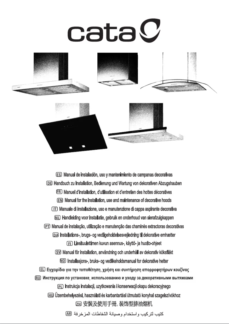 Page 1 de la notice Manuel utilisateur CATA Isla Faro X