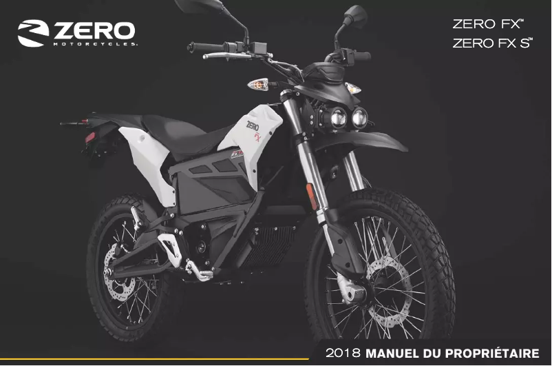 Page 1 de la notice Manuel utilisateur Zero FXS (2018)
