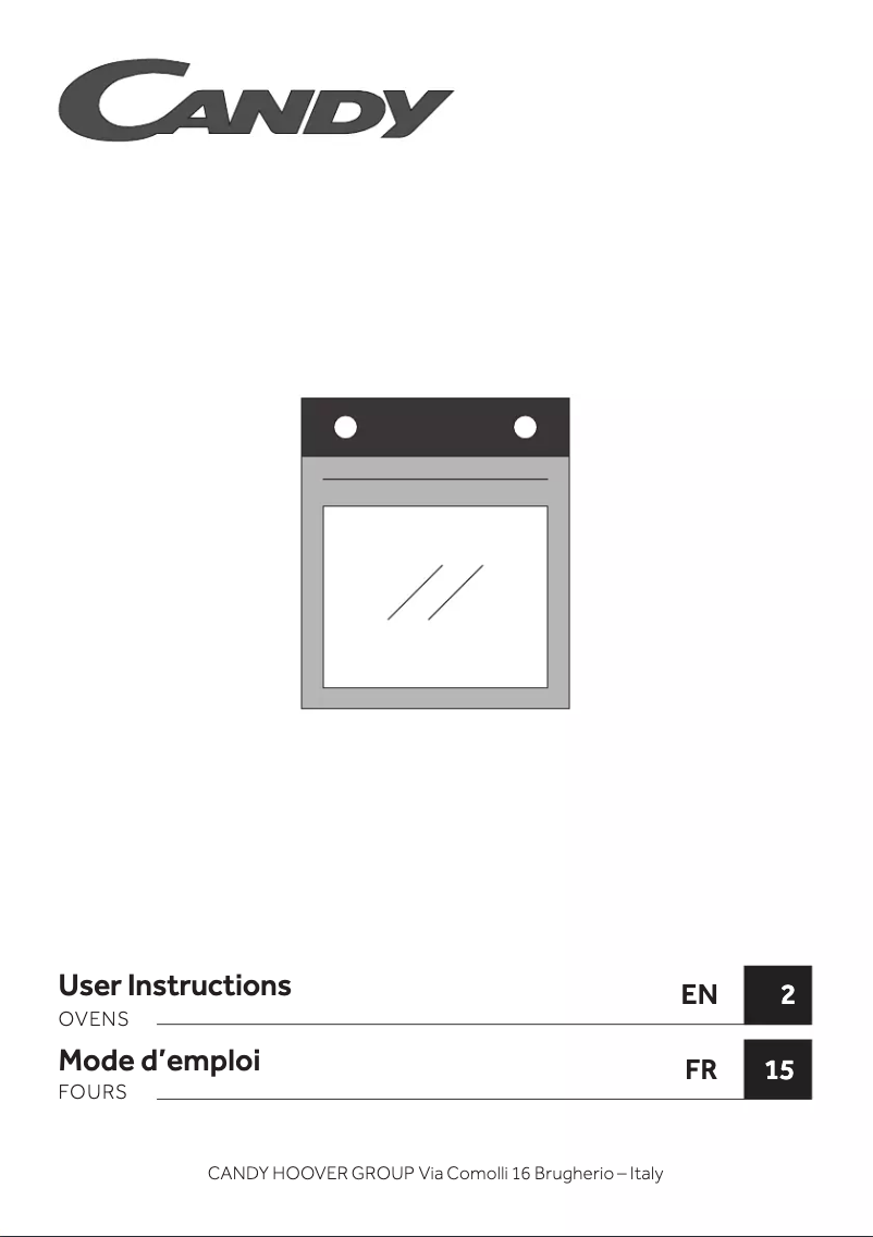 Page 1 de la notice Manuel utilisateur Candy FCM665X