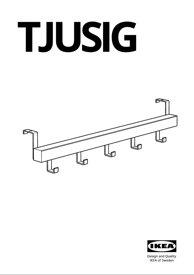 Page 1 de la notice Manuel utilisateur Ikea TJUSIG 602.426.66