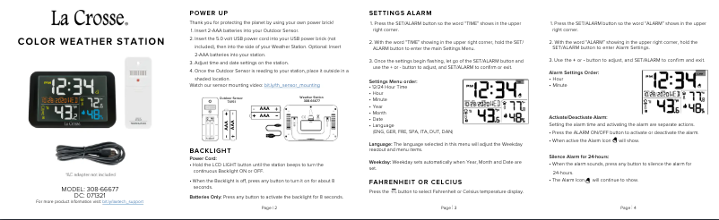 Image de la première page du manuel de l'appareil 308-66677