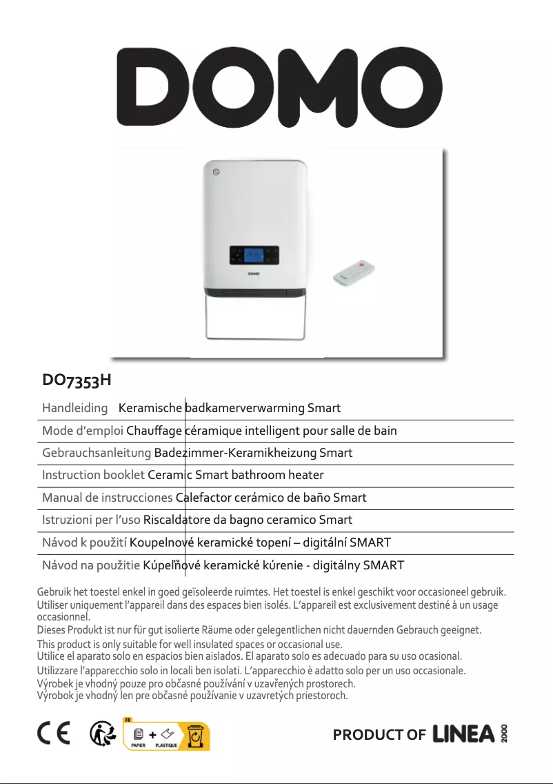 Image de la première page du manuel de l'appareil DO7353H