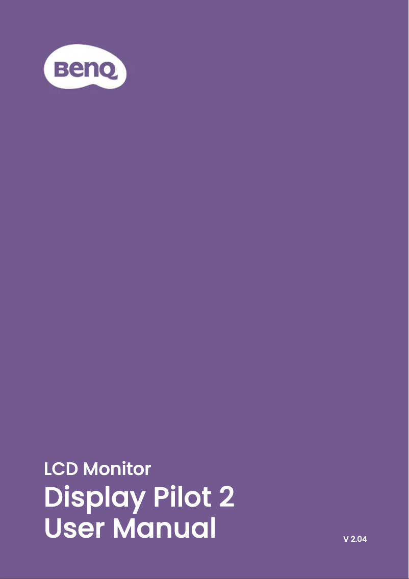 Page 1 de la notice Manuel utilisateur BenQ MA270U