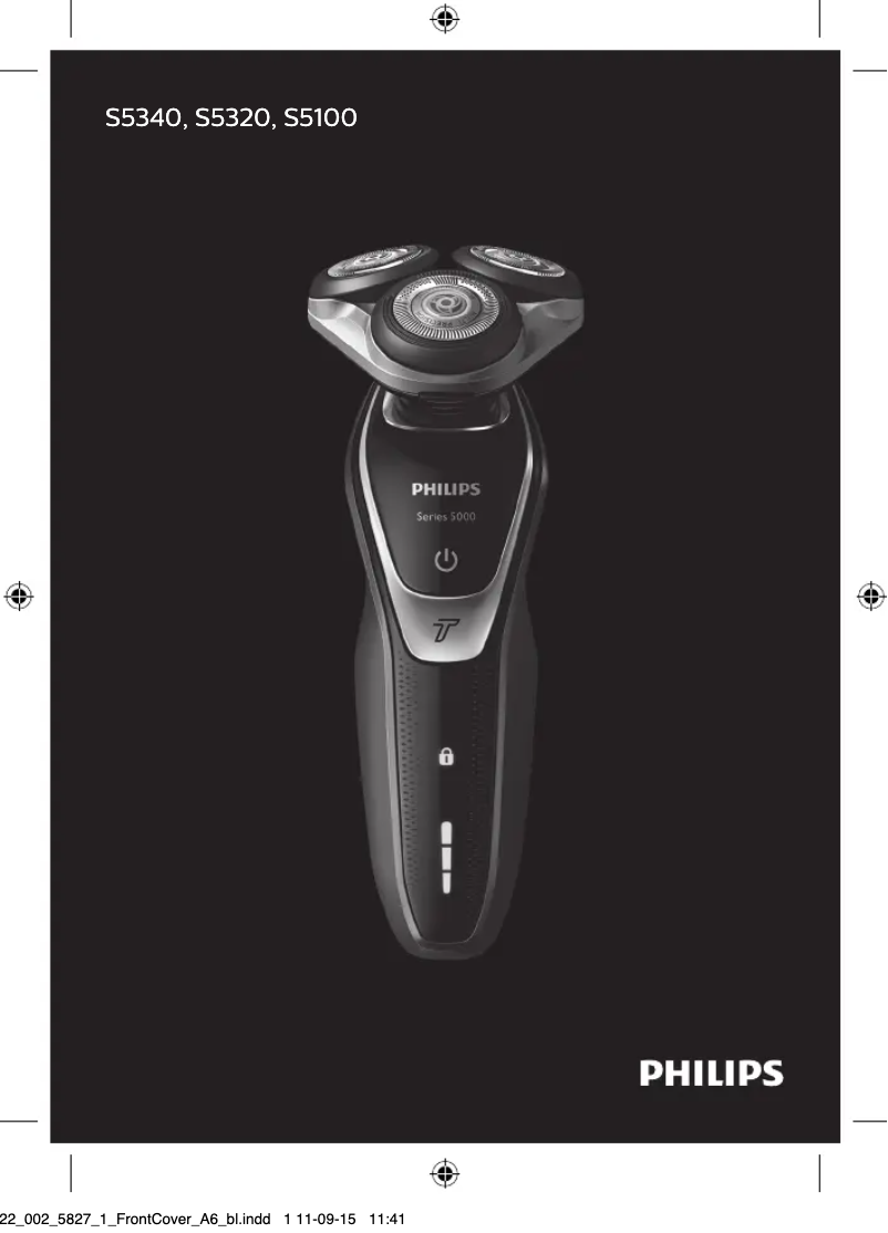 Page 1 de la notice Manuel utilisateur Philips SHAVER Series 5000 S5320