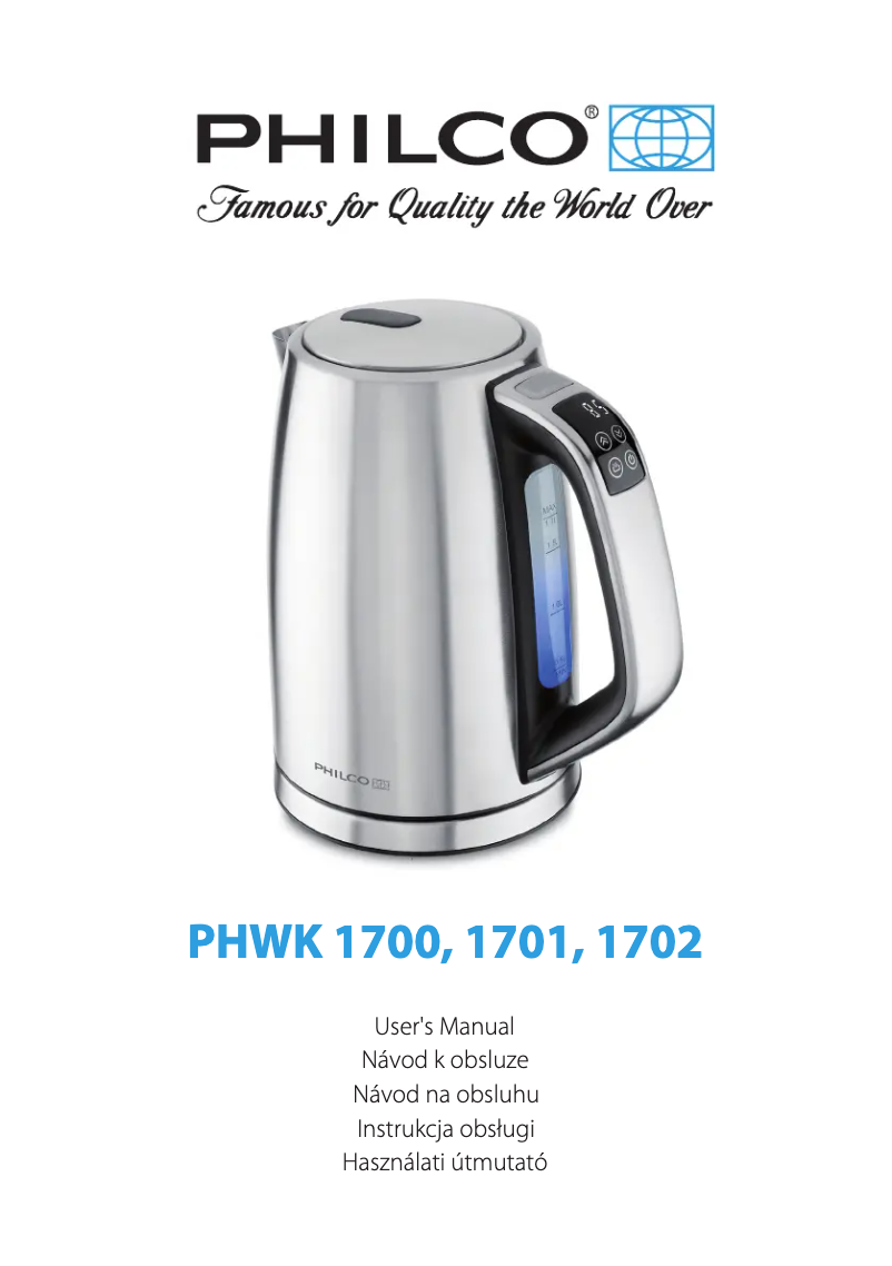 Página 1 del manual Manual de usuario Philco PHWK 1701