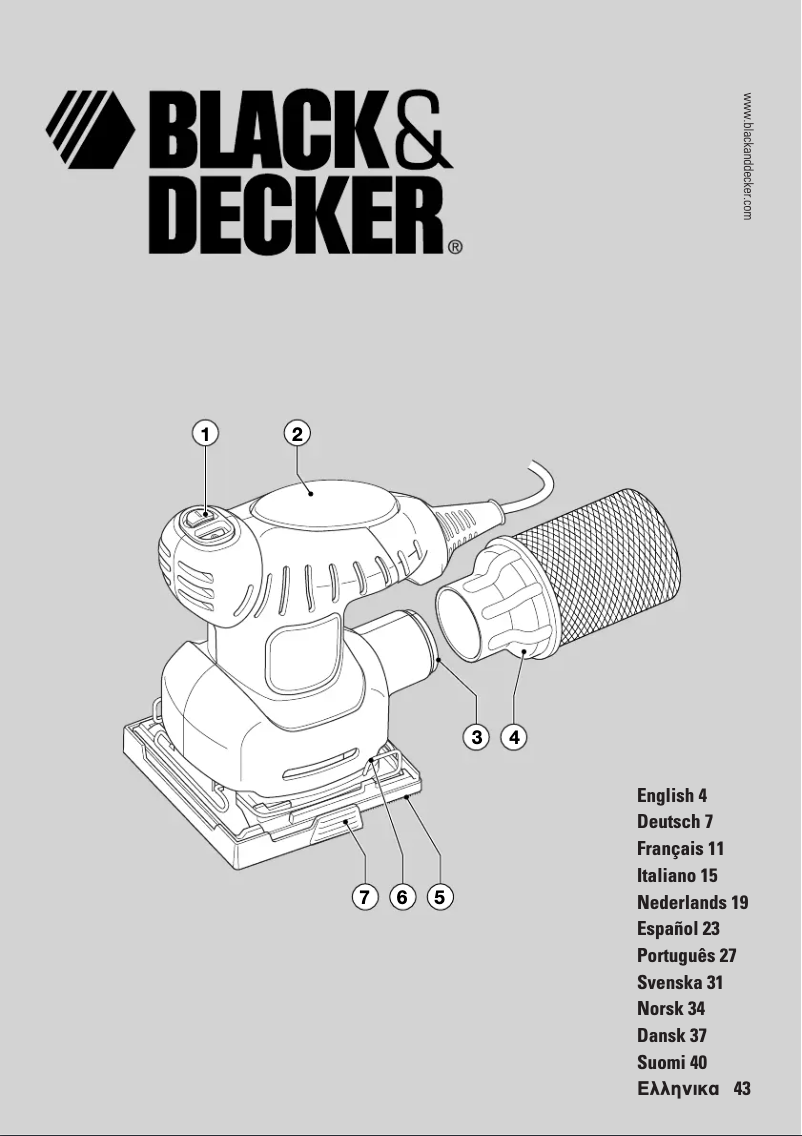 Page n°1 - Manuel utilisateur Black & Decker KA170TEGB