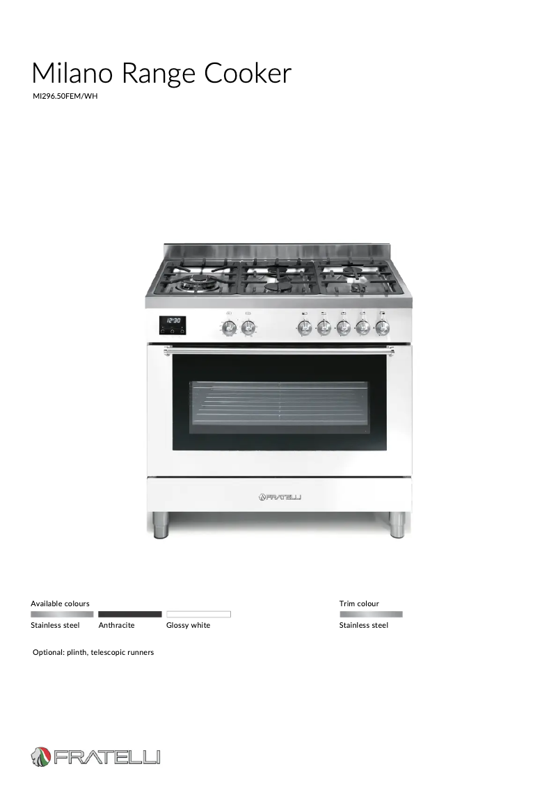 Image de la première page du manuel de l'appareil MI29650FEMWH